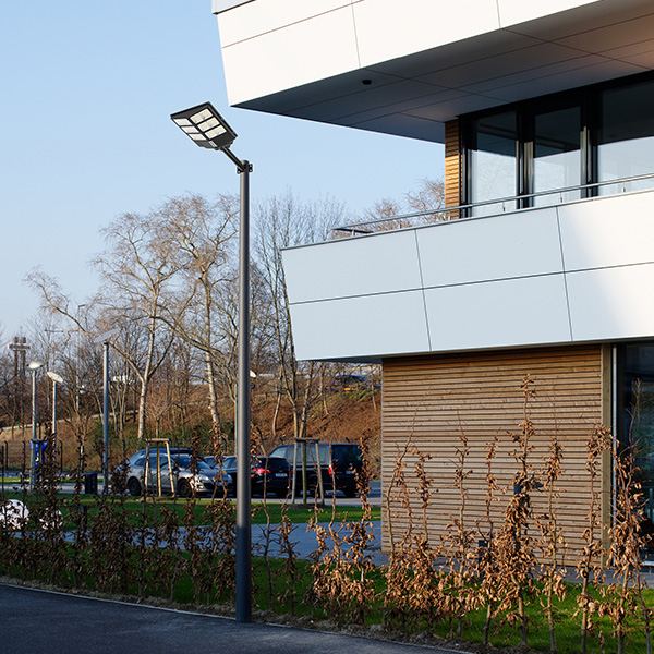 solar garden wall light
