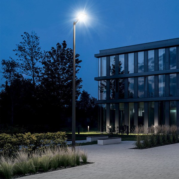 solar garden wall light