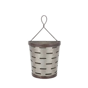 13-Metal Hanging Plant Pots
