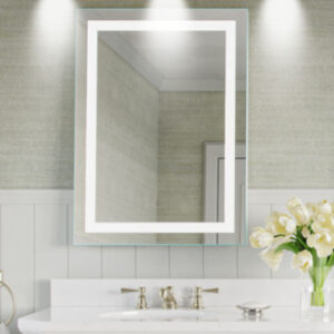 heated led mirror bathroom