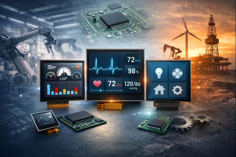 Why Choose a Square LCD for Embedded or Industrial Applications?