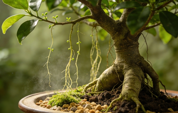 aerial roots ficus bonsai