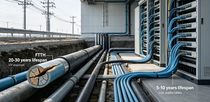 fiber optic drop cable
